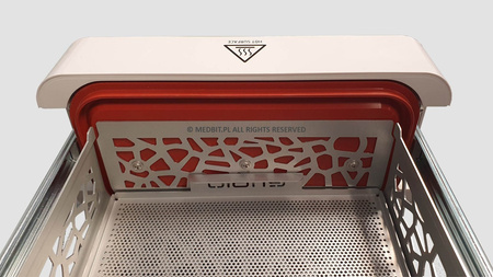 Front szuflady z uszczelką do autoklawu ENBIO Pro (prowadnice boczne, od 2019)