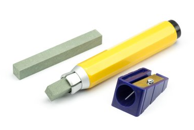 PORAFLEX® micro-zestaw do czyszczenia i ochrony narzędzi, ziarnistość 800, węglik krzemu, 2 wkłady + uchwyt + temperówka