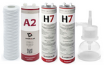 Zestaw filtrów do demineralizatora Hydrolab HLP 5s/HLP 5sp – prefiltr, filtr węglowy, jonowymienny, kapsuła sterylizacyjna
