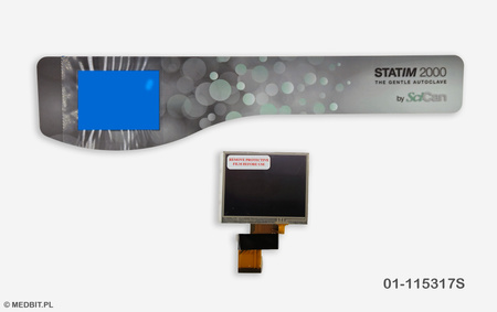 Wyświetlacz LCD NextGen do autoklawu STATIM 2000 G4, kompatybilny z oprogramowaniem SL01R128+, SCICAN 01-115317S