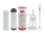 Zestaw filtrów do demineralizatora Hydrolab HLP 40UV – prefiltr, filtr węglowy, jonowymienny, kapsuła, UV