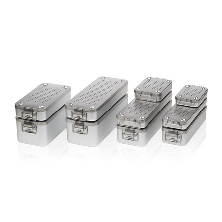 Kontener do sterylizacji narzędzi MELAG 15M, 35x12x4.5 cm, 100 filtrów, medyczny, EN 868-8, ME01152