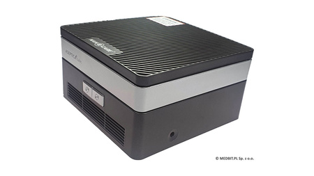 Aseptica Cubic Black – Dezynfektor i Oczyszczacz Powietrza z Lampą UV-C, HEPA H13, Jonizacją i Aromaterapią, 15 m², VOLTEA Poland