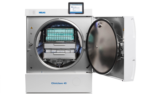 Autoklaw parowy MELAG Cliniclave 45 jednodrzwiowy 105l – sterylizator medyczny do klinik, szpitali, gabinetów