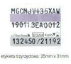 STEAM Etykieta 3-rzędowa do metkownicy GK Sterintech, wskaźnik parowy, 22x29mm, 750 szt., ISO 11140-1
