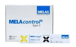 Test kontroli sterylizacji parą MELAG MELAcontrol 5 klasa 5, 250 szt., wskaźniki chemiczne do autoklawu, EN ISO 11140-1