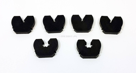 Uchwyty gumowe do narzędzi kasety ENDO, kompatybilne z autoklawem STATIM 5000 S/G4, 6 szt., SCICAN (01-104785S)