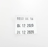 Metkownica alfanumeryczna 3-rzędowa BLITZ T111/A1 do etykietowania sterylizacji, 28×29 mm, 33 znaki, profesjonalna