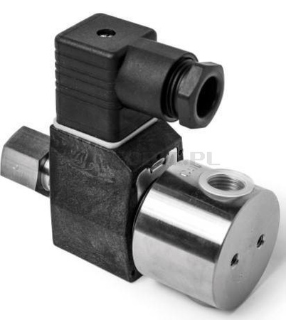 Zawór trójdrożny elektrozawór 24V GW 1/4” ze stali nierdzewnej HYDROLAB do autoklawów i sterylizatorów