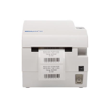 Etykiety samoprzylepne MELAG do drukarek MELAprint 60/80, 6 rolek x 1000 szt., podwójne, praca manualna
