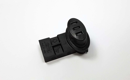 Gniazdo prądowe obudowy AQUASTAT Strix Connector Chassis oval P16-78 SciCan do destylatora – oryginalny komponent