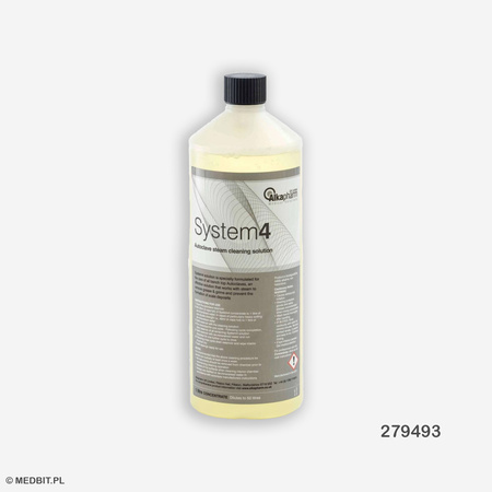 System4 płyn do czyszczenia autoklawu 1L – usuwanie kamienia i zanieczyszczeń, PRESTIGE MEDICAL