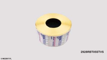 STEAM Etykiety 3-rzędowe do metkownicy Printex V30, BLITZ, 26x26 mm, 500 szt., wskaźnik pary, EN ISO 11140-1, PRINTEX MEDICAL