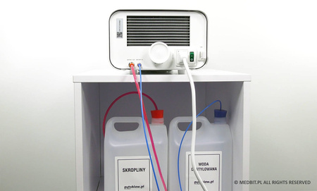 Wężyk silikonowy z korkiem do autoklawu ENBIO S / ENBIO Pro, 1,5 m – zasilanie wodą destylowaną