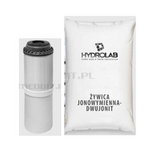 Zestaw filtrów do dejonizatora Basic 10 Hydrolab – wkład osadowo-węglowy 5µm + 10x żywica jonowymienna