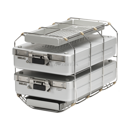 Stelaż D Plus do sterylizatorów Vacuklav Evolution 43B+, 44B+, 45 cm, kompatybilny z MELAstoreBox200, MELAG GmbH