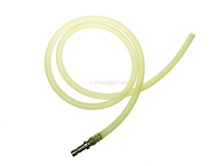 Wężyk spustowy silikonowy z króćcem do autoklawów WOSON – akcesorium do sterylizatorów medycznych