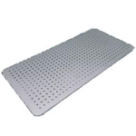 Tacka płaska perforowana długa do autoklawu MELAG, 20,1 x 42,5 cm, do stelaża uniwersalnego, ME22926