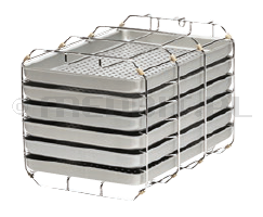 Stelaż C Plus do sterylizatorów parowych MELAG Vacuklav Evolution 35 cm – na 6 tac lub 3 MELAstore 100