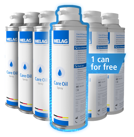 Olej pielęgnacyjny w sprayu do instrumentów medycznych i stomatologicznych Careclave 6x300 ml (6 za 5)