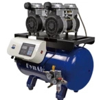 DynAir DA803 bezolejowa sprężarka powietrza do gabinetów stomatologicznych 50L 1,5kW 360L/min cicha – Dynamic