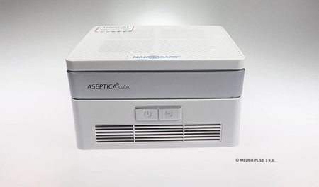 Zestaw 2x Aseptica Cubic Biały – Dezynfektor Powietrza z Lampą UV-C, HEPA H13, Jonizatorem, Do Domu i Samochodu VOLTEA Poland