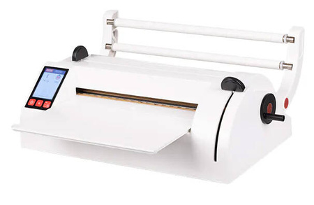 Zgrzewarka impulsowa Lafomed F-300 Deluxe z kolorowym wyświetlaczem, szerokość zgrzewu 10 mm, do rękawów 30 cm