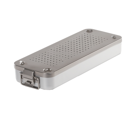 Kontener do sterylizacji narzędzi MELAG 23M 42x16x6 cm z 100 filtrami papierowymi – pojemnik medyczny, kosmetyczny, tatuaż