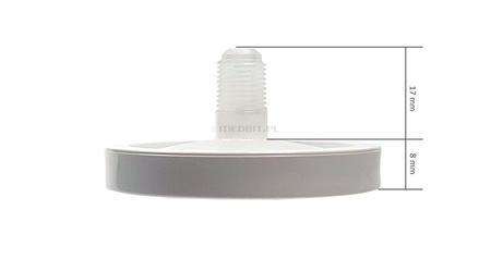 Filtr biologiczny HEPA do autoklawów Euronda, Getinge K, Tauclave, Midmark – PTFE, BFE 99,999%, VFE 99,9999%, krótki gwint