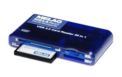 Czytnik kart pamięci CompactFlash CF MELAG ME01048 – profesjonalny czytnik do urządzeń medycznych, podologicznych i beauty