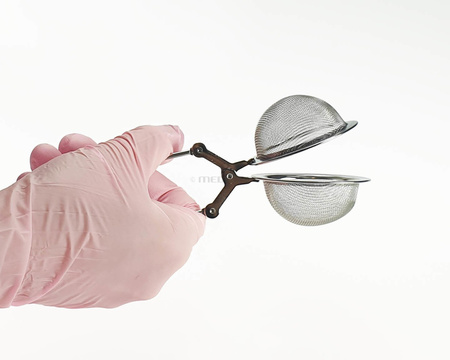 Pojemnik na wiertła dentystyczne ze stali nierdzewnej, do mycia i sterylizacji, śr. 5 cm, MEDBIT.PL (ADMI000002)