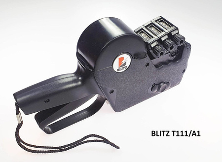 Metkownica alfanumeryczna 3-rzędowa BLITZ T111/A1 do etykietowania sterylizacji, 28×29 mm, 33 znaki, profesjonalna