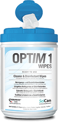 OPTIM 1 chusteczki do czyszczenia i dezynfekcji powierzchni i narzędzi medycznych 160 sztuk SCICAN