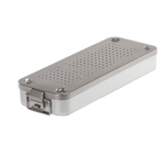 Kontener do sterylizacji narzędzi MELAG 15M, 35x12x4.5 cm, 100 filtrów, medyczny, EN 868-8, ME01152