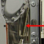 Sprężyna drzwi do myjni-dezynfektora HYDRIM C61 G4 SciCan – zestaw oryginalny, kod 01-113298S