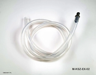 Wężyk spustowy silikonowy z króćcem do autoklawów MOCOM EXACTA, PROXIMA, EXTREMA, PRIMA – średnica 7,8 mm