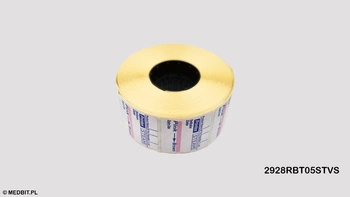 STEAM Etykiety 3-rzędowe do metkownicy Printex V30, BLITZ, 26x26 mm, 500 szt., wskaźnik pary, EN ISO 11140-1, PRINTEX MEDICAL