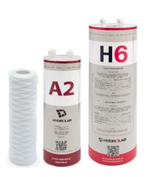 Zestaw filtrów do demineralizatora TECHNICAL 10 PLUS Hydrolab – filtr osadowy, węglowy, jonowymienny
