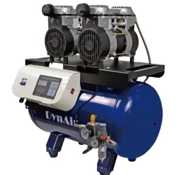 DynAir DA803 bezolejowa sprężarka powietrza do gabinetów stomatologicznych 50L 1,5kW 360L/min cicha – Dynamic